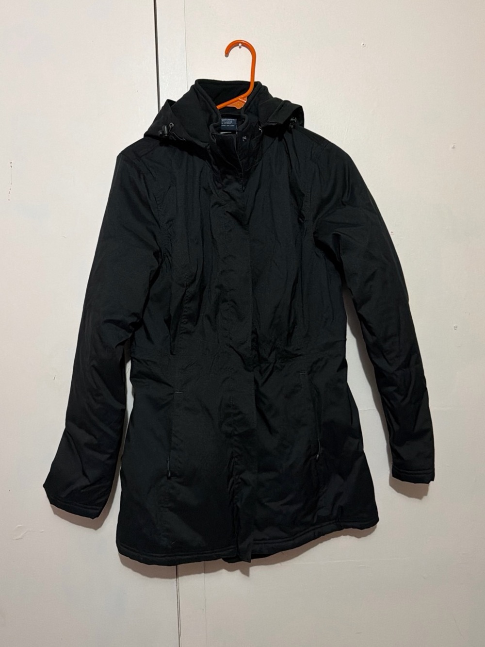 Charles River Apparel Black Hooded Women's Puffer Coat